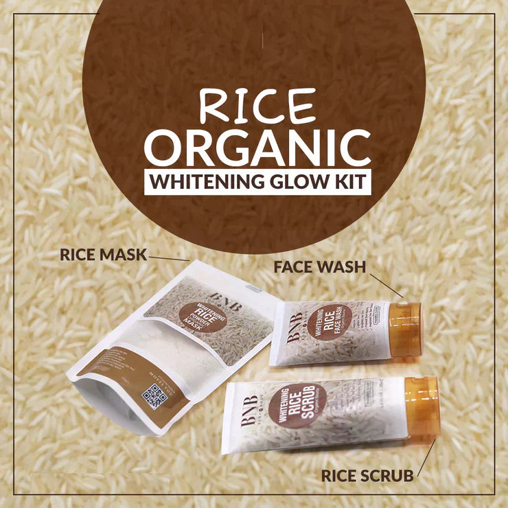 RICE EXTRACT BRIGHT & GLOW SKIN KIT