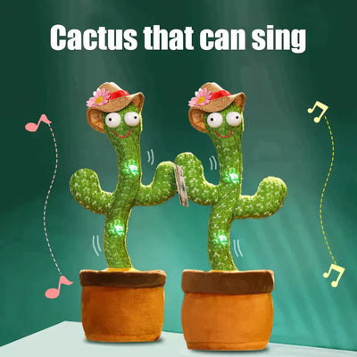 Cute Dancing and Talking Cactus Toy