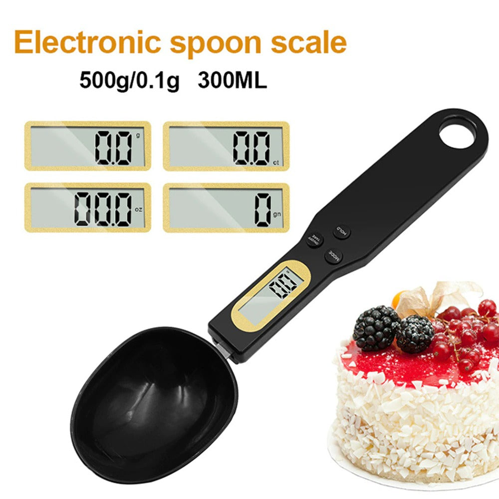 Ultra-Compact Digital LCD Screen Display Measuring Spoon Scale.