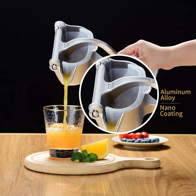 Big Size Aluminum Manual Handheld Fruit Juicer Squeezer