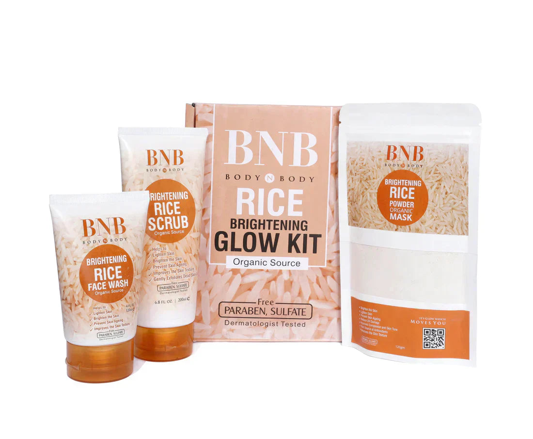 RICE EXTRACT BRIGHT & GLOW SKIN KIT