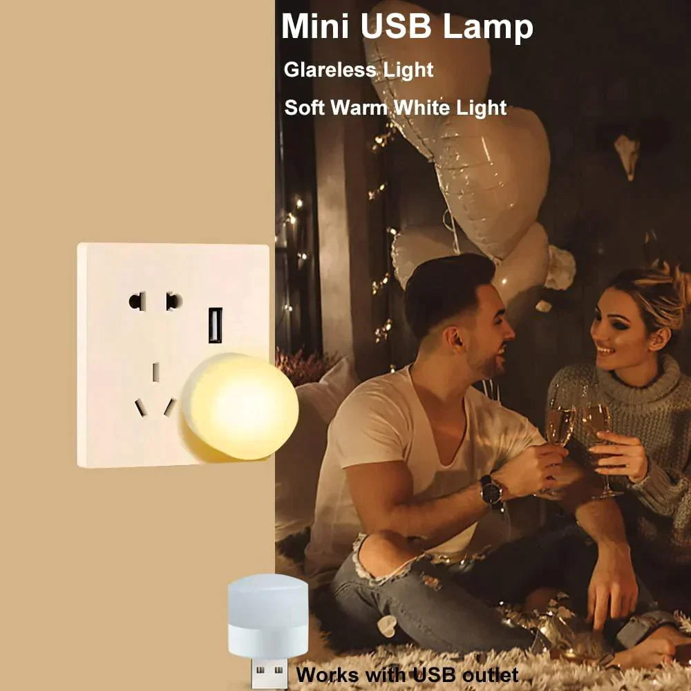 Pack Of 3 Portable Mini Usb Light