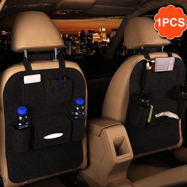 Car Seat Back Multi-pocket Storage Bag Organizer Holder Accessory Universal Shop Easy