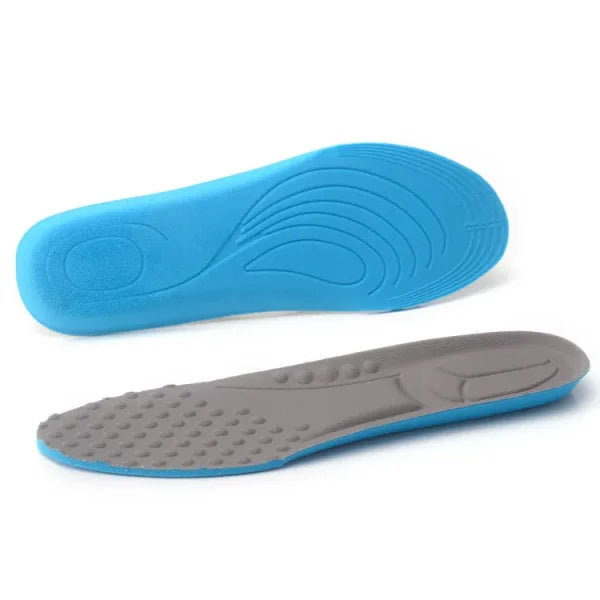 Sports Elastic Memory Silicone Gel Insoles Shoe Inserts Breathable Shoes