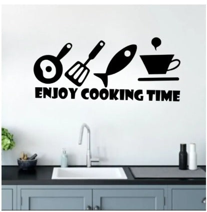 Cooking Time Kitchen Wall Stickers