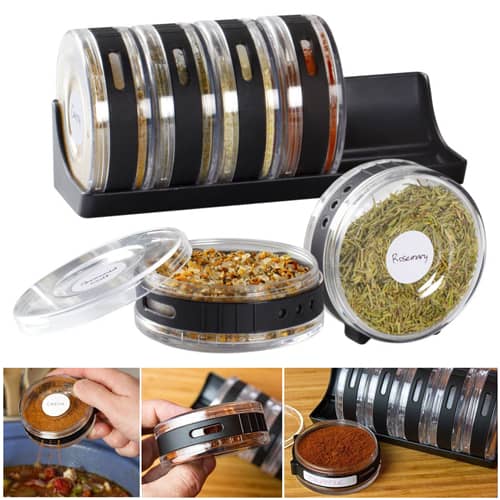 Spice Can Containers/Pepper Shakers Box(set Of 6)